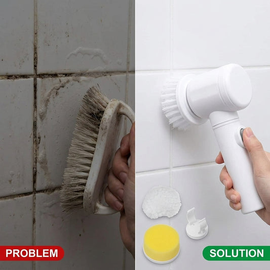 5-in-1 Electric Cleaning Brush | Cordless Household Scrubber