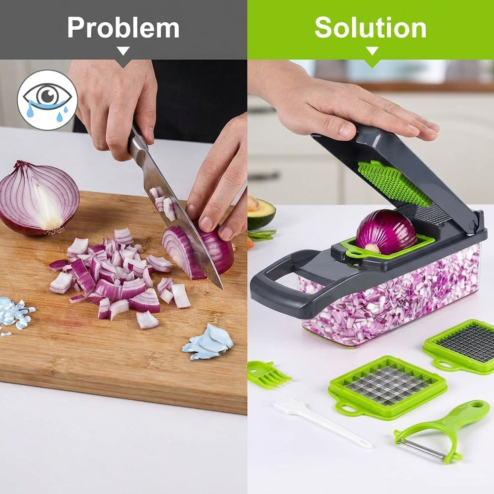 Vegetable Cutter, Chopper & Slicer | Kitchen Prep Tool