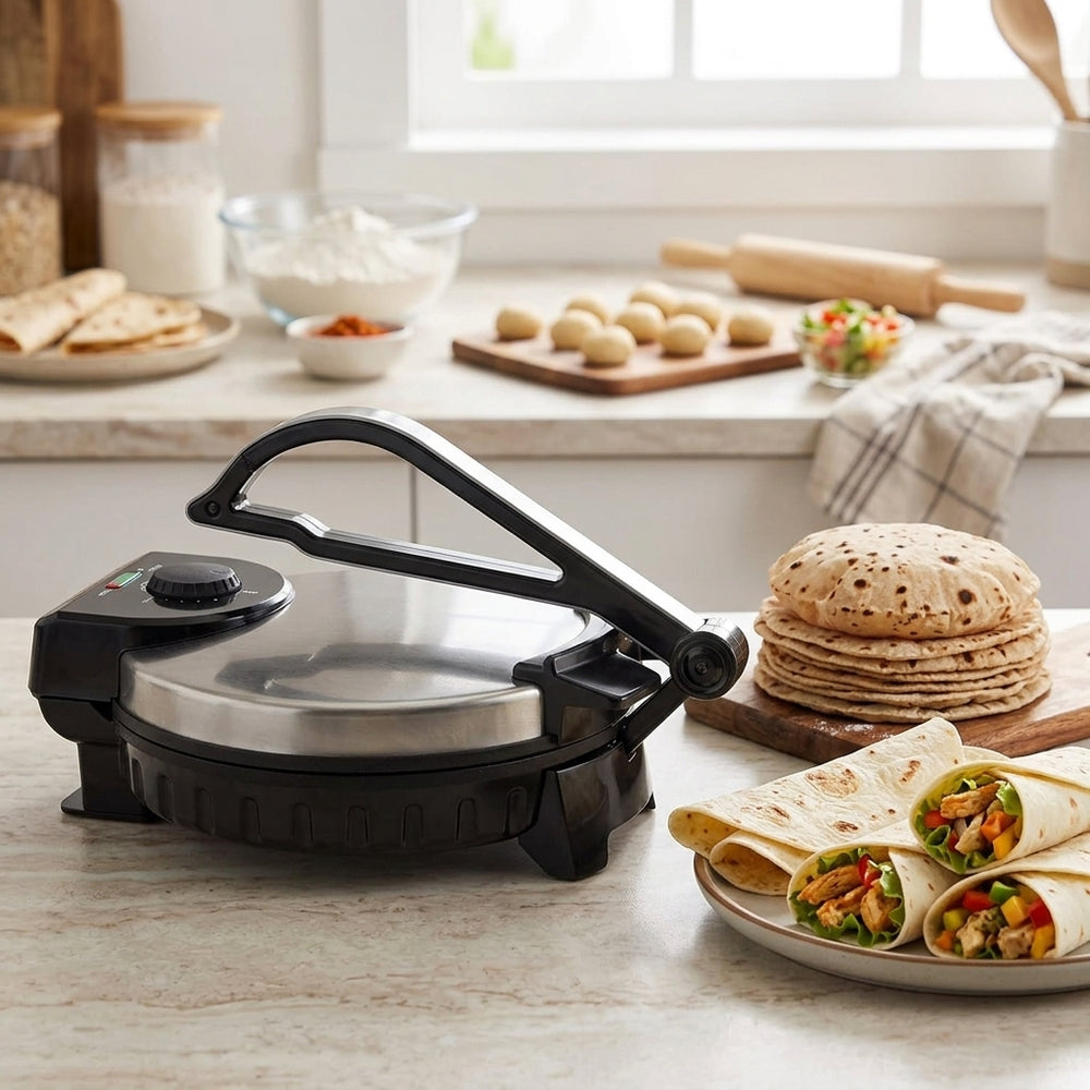 LAC Laichy Electric Roti Maker 1800W – 10-Inch Non-Stick Plate