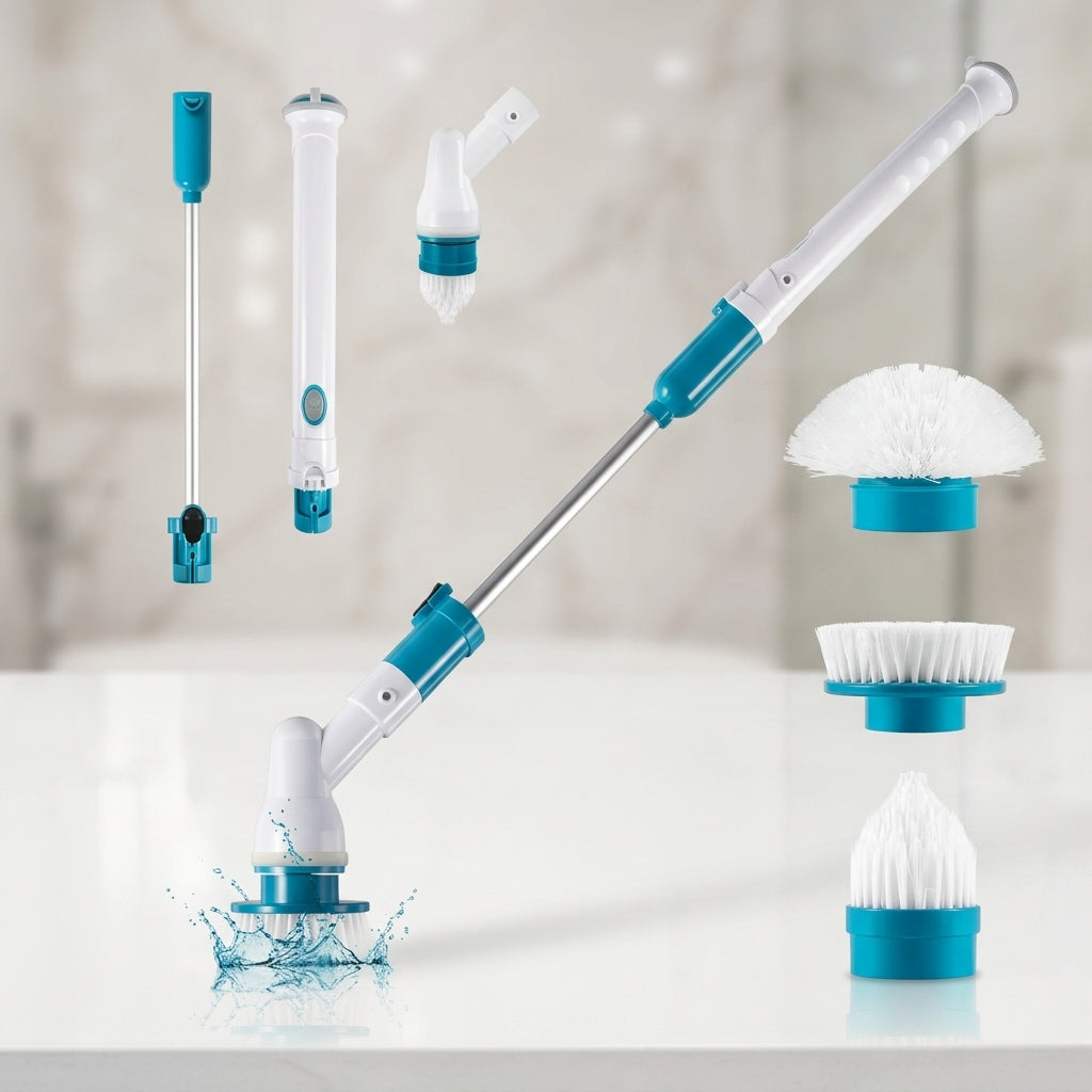 3-in-1 Electric Spin Scrubber | Household Cleaning Brush