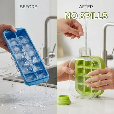 2-in-1 Ice Cube Tray & Water Bottle | 500 ml
