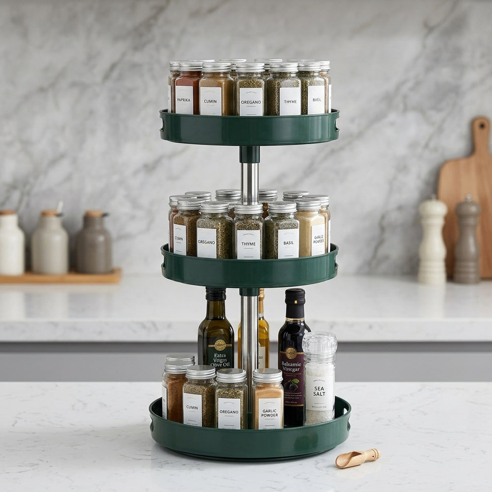 Pantry Cabinet Organizer | Multi-Tier Kitchen Storage Rack